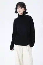 高級感あふれるデザイン！四色展開の高首ニット毛衣【厚手・暖かい・冬用】（セットアップ対応）