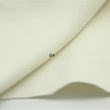 極上の柔らかさの裏表使用可能な乳白色カシミヤ風ウール生地【コートやケープ用】