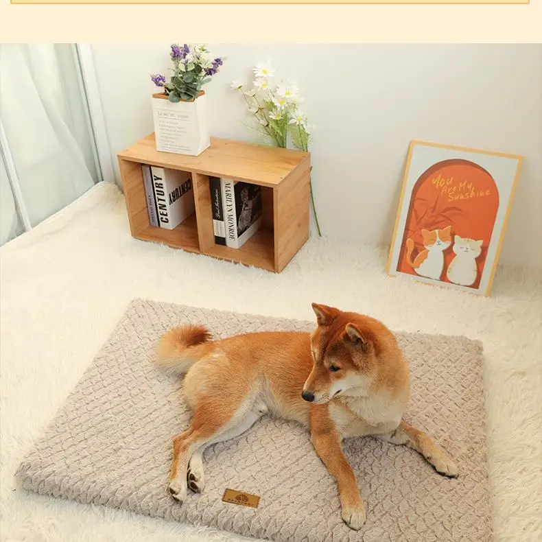 洗える保温毛玉ペットマット：冬用犬猫用の快適な寝床を実現