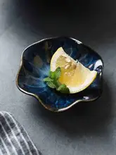 復古デザインの花びら型小皿【独創的なキッチンアイテム・ジュエリー収納用】