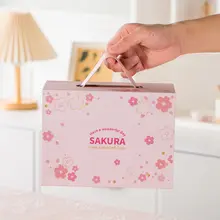 かわいい桜柄セラミックマグカップ【蓋付き・スプーン付き・オフィスや自宅用・ギフトボックス入り】