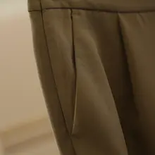通勤風ストレートパンツ【スリムフィット・デザイン】（セットアップ対応）