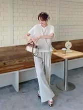 夏季 韓国風 デザイン サスペンダーベスト【カジュアル 短袖 ワイドパンツ・セットアップ対応】