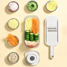 野菜カッター 多機能 スライサー 千切り器 安全設計 家庭用 キッチン 時短