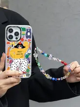 MASFIEL カラフルフラワー＆バタフライスマホストラップ【短型・iPhoneケース用・かわいい高級アクセサリー】