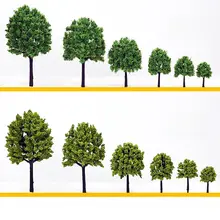 樟の木模造品【ミニチュア風景用・軍用グリーン・DIY建築モデル材料】