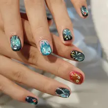 レトロデザインのネイル用ステッカー【防水・目のデザイン・ネイルアート用】