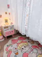 プリンセスデザインのベッドカーテン【レースフリル・透けないウィンドウカーテン】