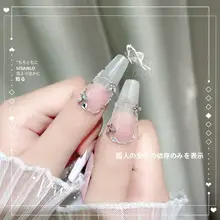 ミニ蝶デザインのネイルアート装飾【クリスタルの輝き・立体的・合金製】