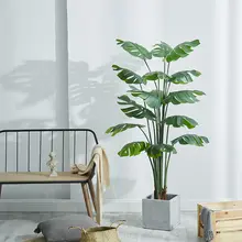 モンステラ 植物 装飾 大型ポット 室内 リビングルーム 高品質