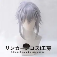 銀灰色のキャラクターコスプレウィッグ【ロングサイドテール・王国の心】