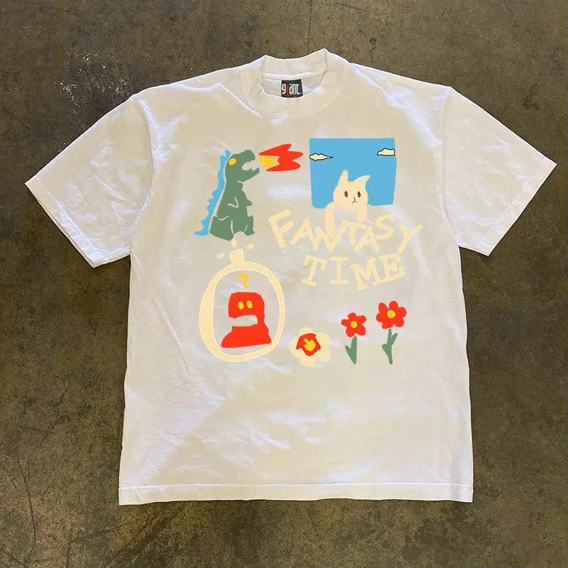 オーバーオールTシャツは本当に通勤に合うのか？原宿風の厚手コットンが解決するリアルな着用シーン