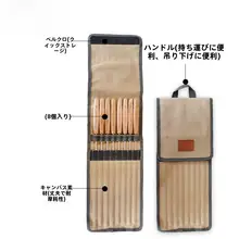 KOMAN キャンプ用不織布ハンドル付きステンレスバーベキューフォーク【8本セット・フラットタイプ・スライダー付き】