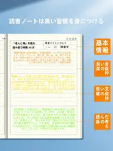 読書ノート 小学生 中学生 厚口 専用ノート 読書メモ
