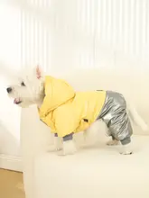 犬用 冬用厚手コート【保温・四足タイプ・トイプードル・コーギー・子犬用】