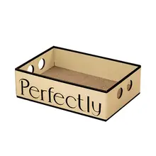 大判耐磨 ブラックホワイトチェス柄猫爪板【段ボール製・クリエイティブデザイン】