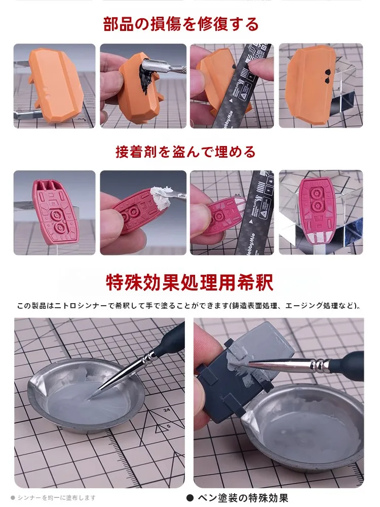 ネコ職人 3Gモデル 高密度フィラー ボディパテ 3色セット：東京クラフトの代表的な粘着材としての実用性と特性