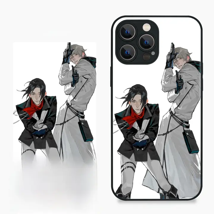 スマホケース 列車 狼 イラスト コラボ iPhone Android 対応