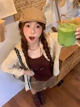 ユニークなデザインのベレー帽【スタッズ付き・ヒップホップスタイル・女性用】