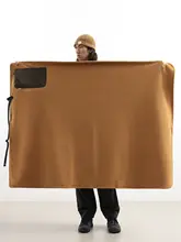 極上の柔らかさの秋冬用ポータブルブランケット【アウトドアキャンプ・厚手・昼寝用】