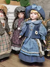 41cm 可愛い少女風 陶製ダッチドール【オフィス・リビングインテリア装飾用】