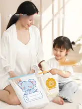 幼稚園用衣類収納袋【分類用・シール付き・密封設計】（セットアップ対応）