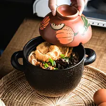 土鍋 米線/鍋飯/スープ鍋/陶器/耐高温/割れない