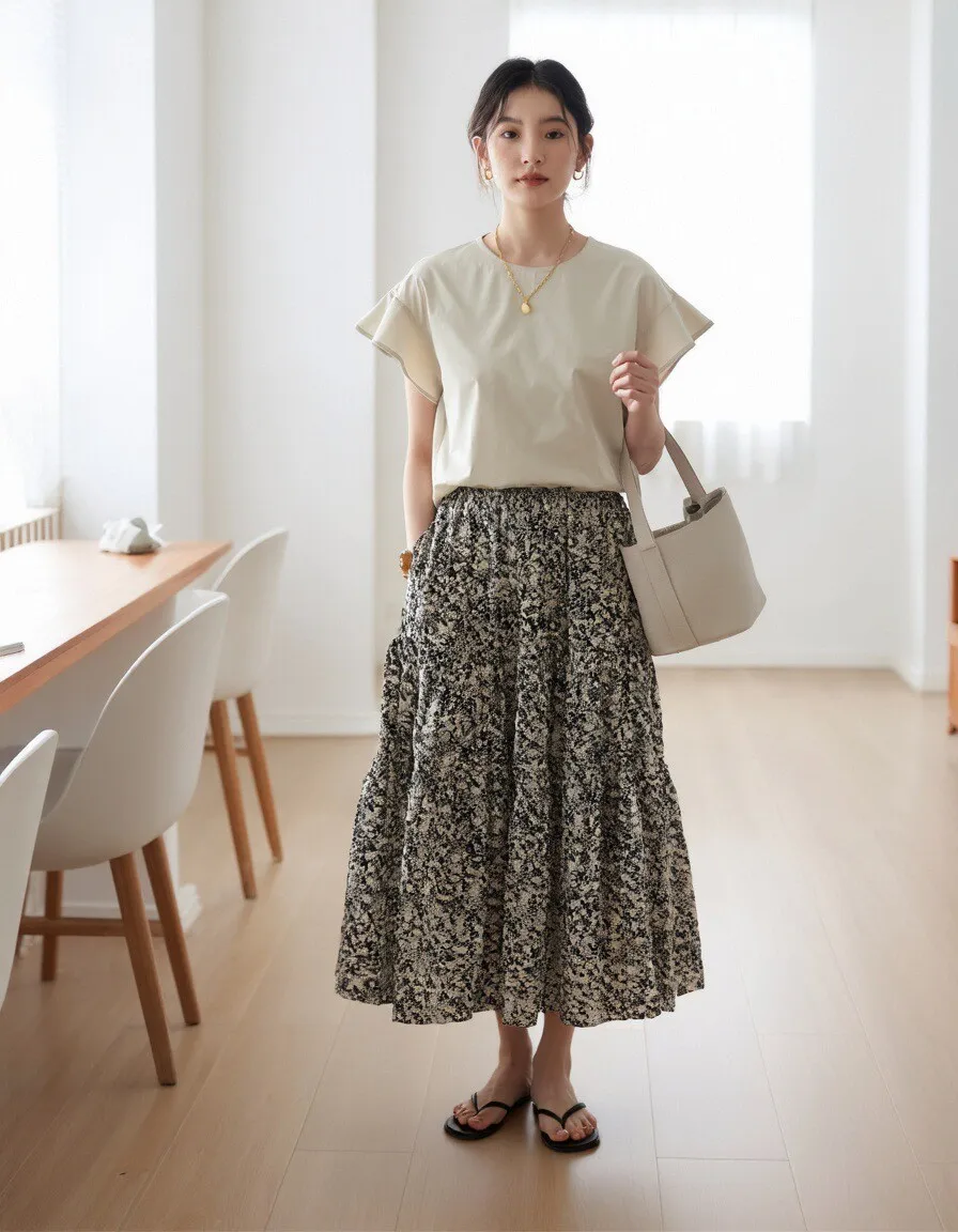大人可愛い服 40代コーデの完全ガイド｜質感と色のバランスで自然な可愛さを実現