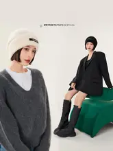 冬用ニット帽【大きめサイズ・暖かさ・耳を覆うデザイン】