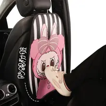 かわいいキャラクター付き車用防止マット【後席・耐摩耗・子供用・インテリア装飾】