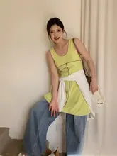 DADATATA レディース 夏用 正肩 短袖 Tシャツワンピース【大きいサイズ・セパレートセット】