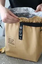 おしゃれな保温ランチバッグ【キャンバス・厚手・ショルダー付き・ピクニック用】
