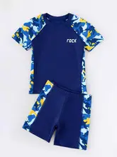 YUKE 男の子用分体水着【青少年向け・冬用・極上の柔らかさ】（セットアップ対応）