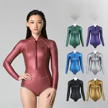 BESTDIVE 2/3MMビキニデザインの自由潜水用ウェットスーツ【カラフル・女性用・フルスーツ】