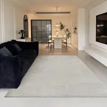 フランス風デザインのリビングルームラグ【高級感・無甲醛・防猫爪】