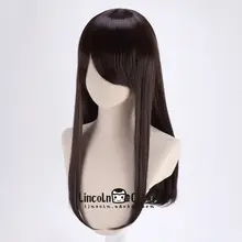 中長髪のコスプレ用ウィッグ【カトウケイ・ブラウン・内巻き】