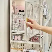 高機能のアイアン製ブックシェルフ【収納用・学生寮・デスク周りの整理に最適】