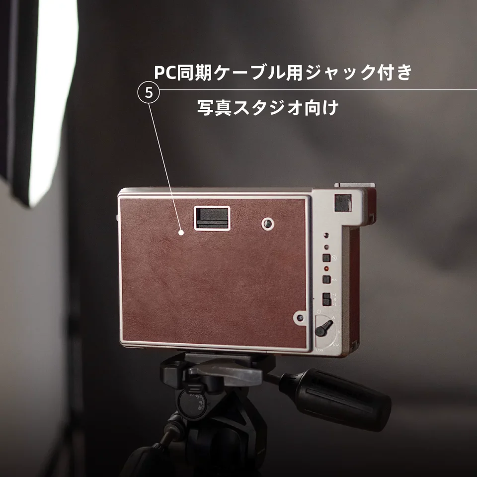 Lomo'Instant Wide Glass用 幅広ガラスレンズ付きインスタントカメラ