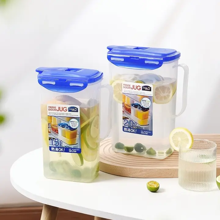 大容量プラスチック水筒【ドリンクボトル・冷水・ジュース・花茶用】