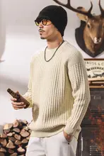 セーター メンズ クルーネック アメカジ ヴィンテージ ルーズ ゆったり ニット インナー 春秋 冬