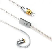 Apple Lightning対応ヘッドフォンケーブル【線控マイク付き・極上の柔らかさ】