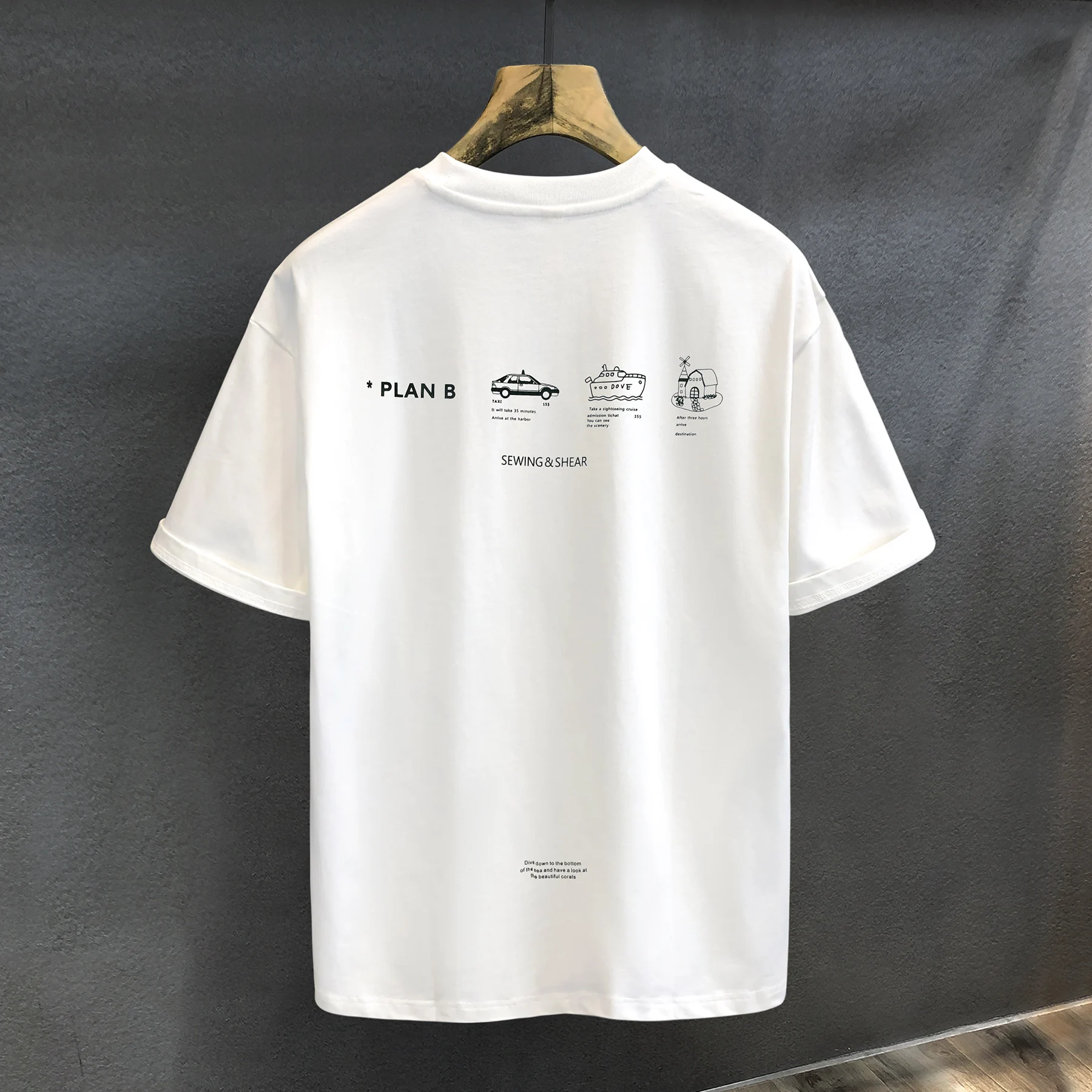 バックプリントTシャツにシミが付いても大丈夫？高品質コットンTシャツの選び方とケア法
