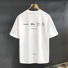 Tシャツ メンズ 半袖 厚手 綿100% クルーネック ホワイト ゆったり 夏