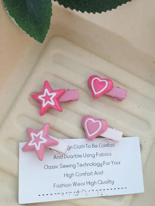 ピンクのドーパミンファッションラブヘアピン