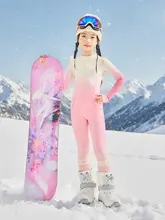 子供用スキーウェア【秋冬向け・速乾・保温性・女児用】（セットアップ対応）