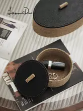 LamomeDeco ヴィンテージ風コルク製ジュエリーボックス【高級収納・精巧なデザイン・ギフト用】