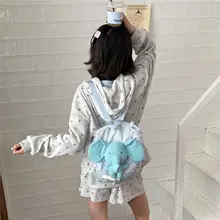 可愛い象のぬいぐるみリュックサック【学生用・レース付き・カートンデザイン】