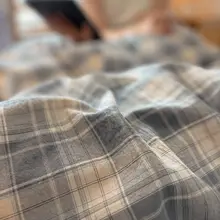 全棉水洗コットンカバー【シングル用・学生寮向け】