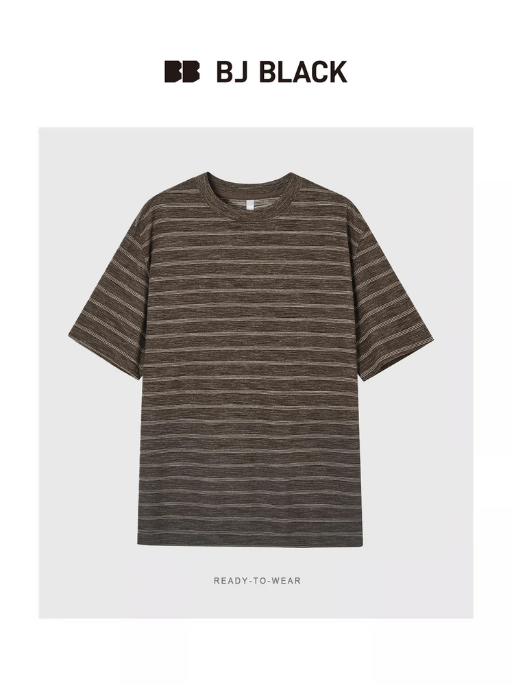 30代メンズブランドで夏をどう選ぶ？ストライプ半袖Tシャツの選び方と実際の使い方