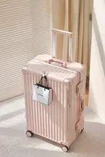 耐久性アルミフレームの小型キャリーケース【女性用・多機能・持ち運び便利】